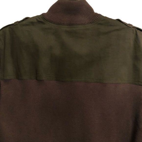 Mexx Full-Zip Military‎ Style Sweater Jacket in Olive Green - NWT Size M - Picture 3 of 10